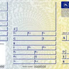 Dowód rejestracyjny pojazdu, zawierający informacje o typie pojazdu, przeznaczeniu, roku produkcji i dopuszczalnej ładowności.