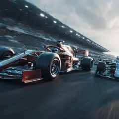 Wyścig F1 co to? Bolidy pędzą po torze, budząc emocje widzów.