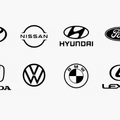 Loga Toyota, Nissan, Hyundai, Ford, Honda, Volkswagen, BMW i Lexus – wybór najlepszych marek samochodów.