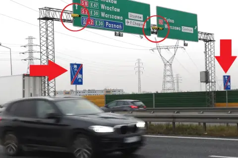 Kamery odcinkowego pomiaru prędkości na trasie do Warszawy. Uważaj na znaki!