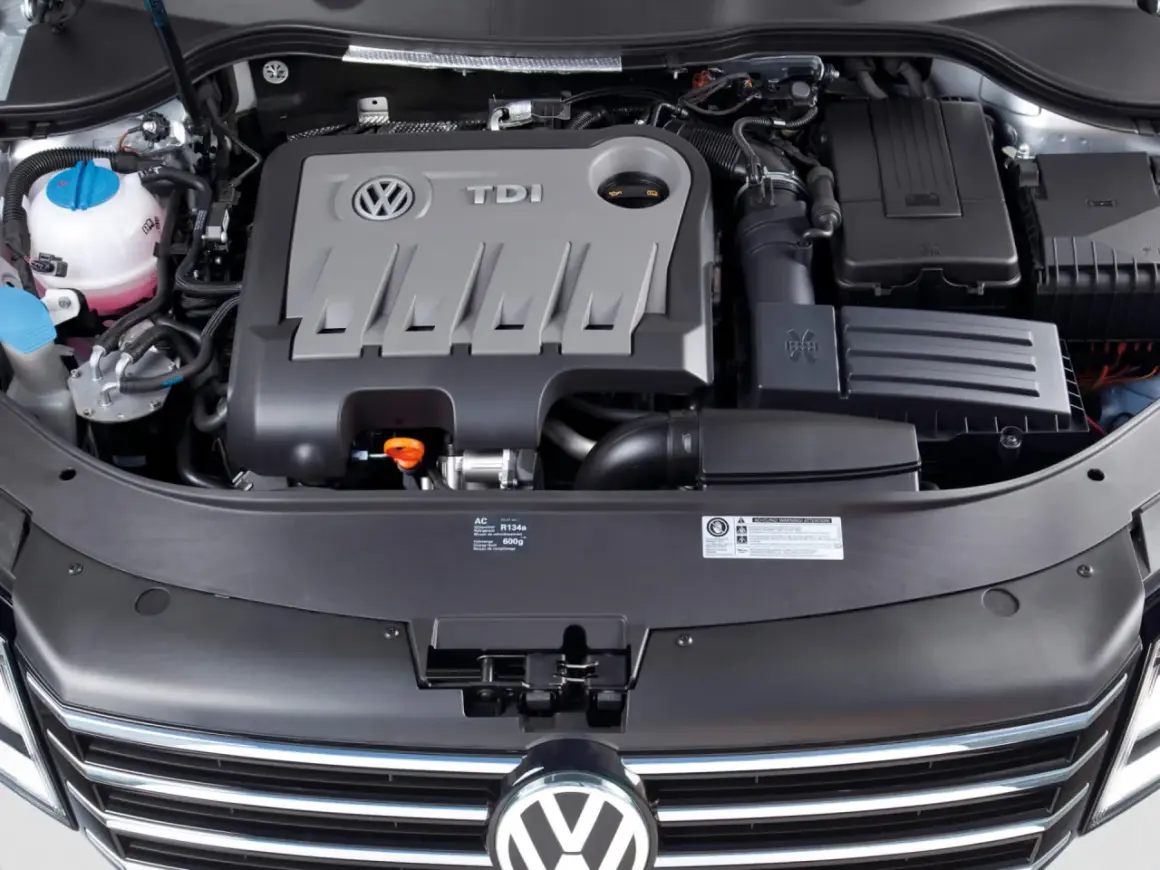 Silnik TDI Volkswagena. To skrót od Turbocharged Direct Injection, oznaczający turbodoładowany silnik z bezpośrednim wtryskiem paliwa.