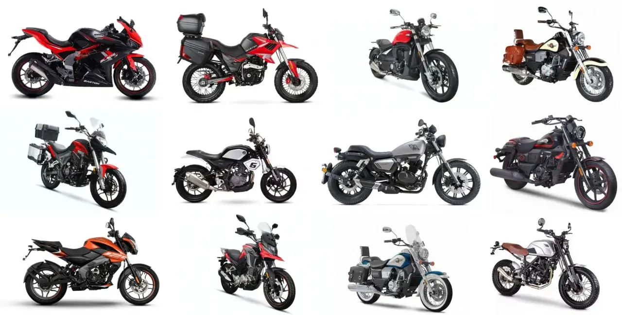 Kolekcja motocykli, w tym sportowe i turystyczne modele. Znajdziesz tu najmocniejsze 125 na b, idealne na miejskie wyprawy i weekendowe eskapady.